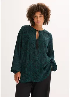 Halenkové tričko ze strukturované viskózy, bonprix