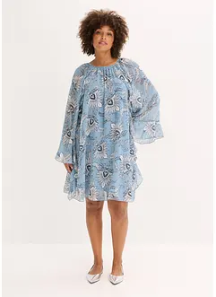 Tunikové šaty ze strukturovaného šifonu, bonprix