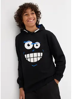 Mikina s kapucí, z čisté bavlny, bonprix