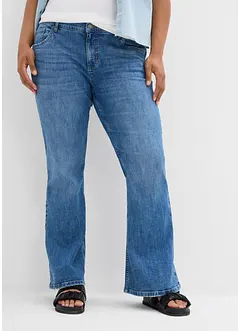 Džíny Flared, Mid Waist, bonprix