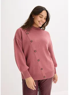Svetr s knoflíkovou lištou, bonprix