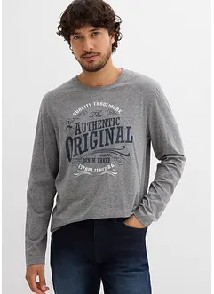 Tričko s dlouhým rukávem, z čisté organické bavlny (2 ks v balení), bonprix