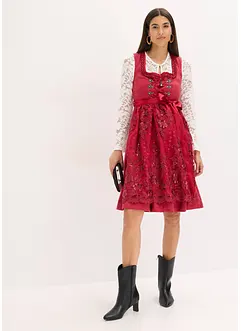 Dirndl se zástěrou s flitry (2dílná souprava), bonprix