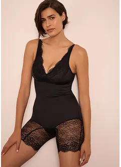 Stahovací body s nohavičkou, střední tvarující efekt, bonprix