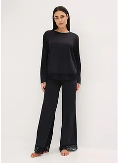 Pyžamo s jemnou krajkou, bonprix