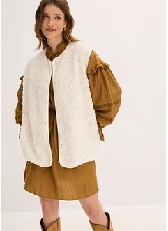 Vesta z medvídkového flísu, bonprix