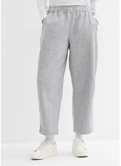 Kalhoty Barrel s vlněným vzhledem, bonprix