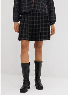 Kalhotová sukně ze splývavé viskózy, bonprix