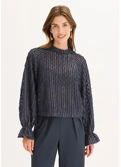 Halenka ze strukturovaného materiálu, bonprix