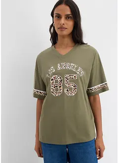 Oversize tričko z čisté organické bavlny, bonprix