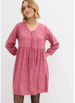 Tunikové šaty ze splývavé viskózy, bonprix