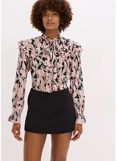 Šifónová halenka s volány, bonprix