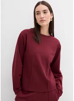 Triko s dlouhým rukávem, z materiálu Punto di Roma, bonprix