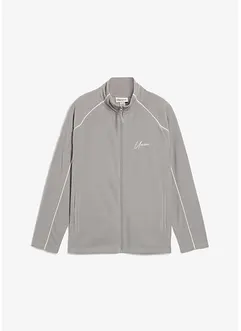 Hřejivá flísová bunda se sportovními detaily, bonprix