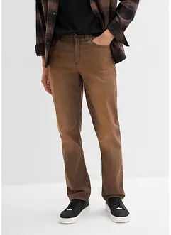 Lehké strečové džíny Classic Fit s pohodlným pasem a vintage sepráním, bonprix