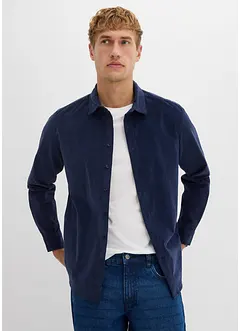 Měkká, strečová manšestrová košile z recyklovatelné organické bavlny, bonprix