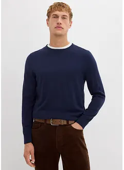 Svetr z jemné pleteniny s luxusní merino vlnou, bonprix