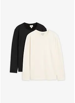 Termo tričko s dlouhým rukávem (2 ks v balení), Slim Fit, bonprix