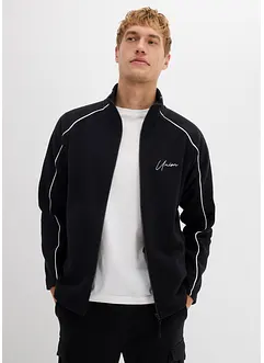 Hřejivá flísová bunda se sportovními detaily, bonprix