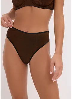 Maxikalhotky tanga z třyptivého materiálu, bonprix