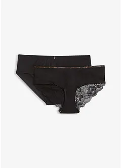 Kalhotky Hipster z elegantní krajky (2 ks v balení), bonprix