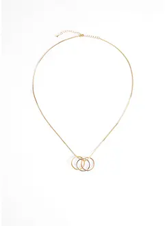 Víceřadý náhrdelník s přívěskem, bonprix