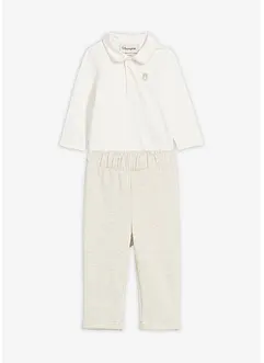Body a kalhoty z čisté organické bavlny (2dílná souprava), bonprix