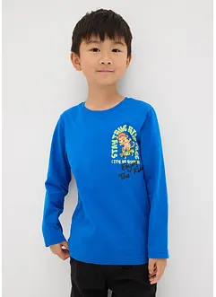 Triko s dlouhým rukávem, z čisté organické bavlny, bonprix