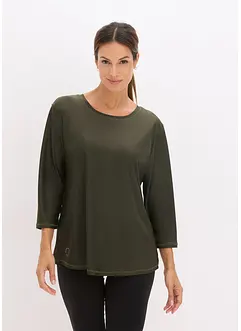 Velmi měkké funkční tričko s 3/4 rukávy, rychleschnoucí, bonprix