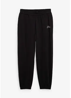 Joggingové kalhoty z čisté bavlny, Loose Fit, bonprix