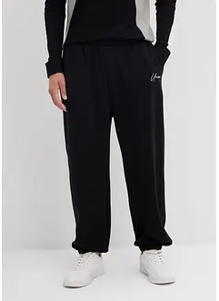 Joggingové kalhoty z čisté bavlny, Loose Fit, bonprix