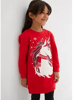 Mikinové šaty z čisté bavlny, bonprix