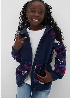 Dívčí mikina na zapínání, bonprix