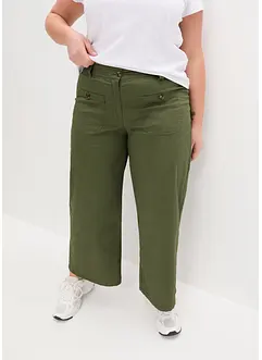 Džíny s pohodlným pasem, Wide Leg, High Waist, bonprix