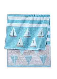 Ručník s motivem lodě, bonprix