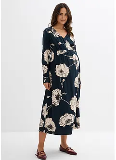 Zavinovací maxi šaty na těhotenství i po něm, bonprix