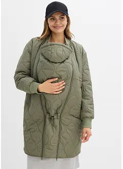 3 v 1 lehce vatovaný těhotenský a nosicí kabát, bonprix