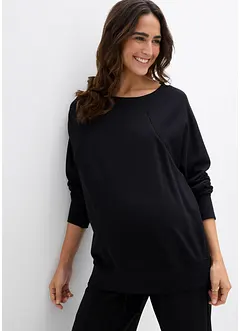 Těhotenská/kojicí mikina 2 v 1, z organické bavlny, bonprix