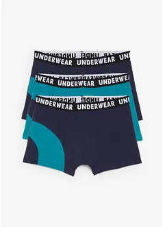 Přiléhavé boxerky s bavlnou  (3 ks v balení), bonprix