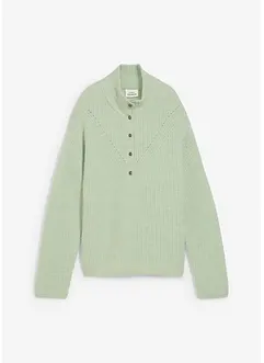 Oversize vlněný svetr s alpakou, bonprix