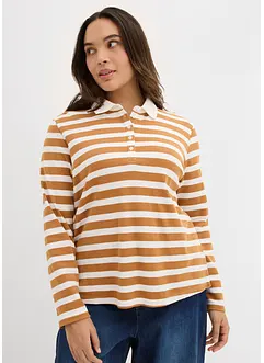 Triko polo z těžké organické bavlny, bonprix