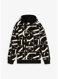 Mikina s kapucí, z organické bavlny, Loose Fit, bonprix