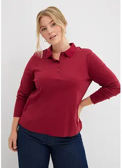 Triko polo z těžké organické bavlny, bonprix