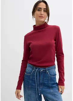 Triko s rolákem, z čisté bavlny, bonprix