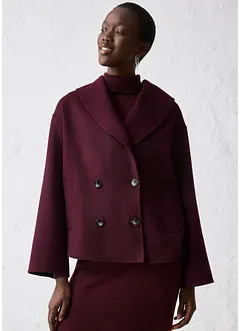 Kabátek z měkké vlněné směsi, bonprix