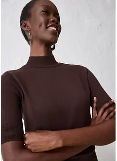 Svetr s rolákovým límcem z měkké vlněné směsi, bonprix