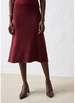 Pletená sukně z měkké vlněné směsi, bonprix