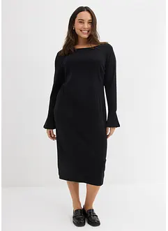 Úpletové šaty z čisté bavlny, bonprix