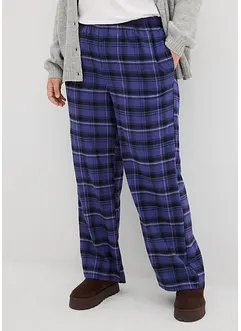 Flanelové kalhoty z čisté organické bavlny, bonprix