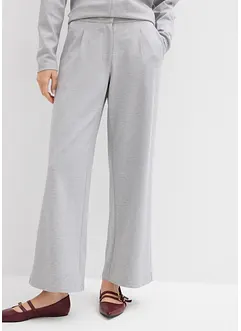 Volné kalhoty se širokými nohavicemi, ze směsi s viskózou, bonprix